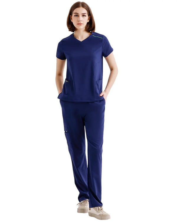Victoria Simetrik Yaka Kadın Takım Lacivert - Comfy Master 2025