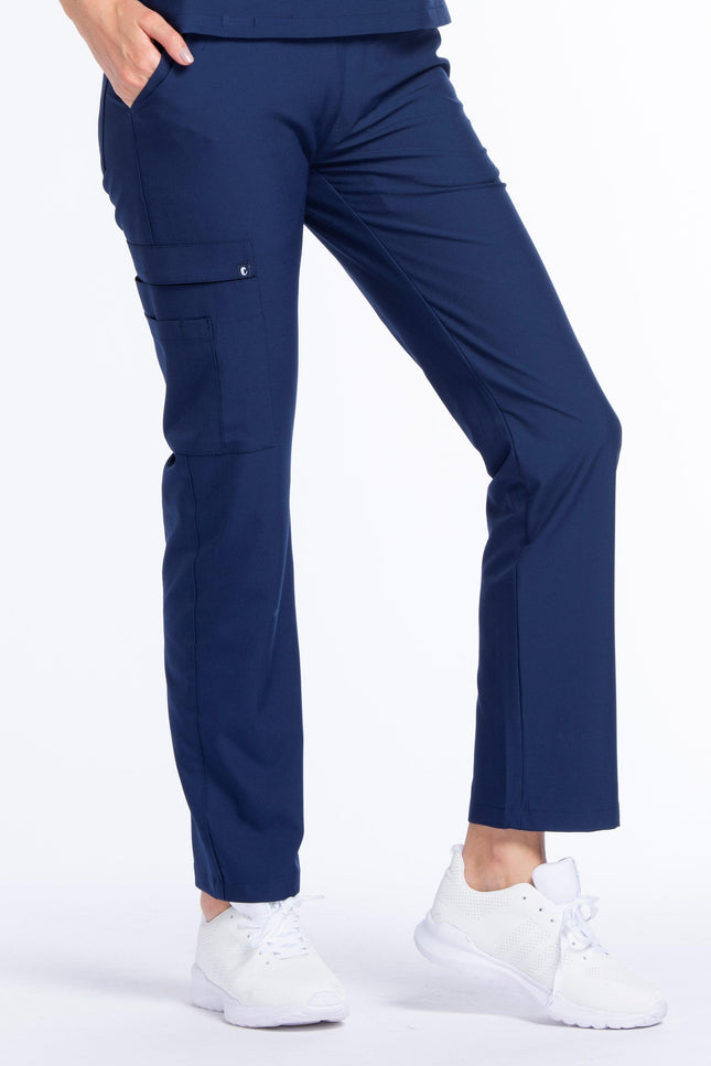 Comfy Master - Harmony Lacivert Kadın Kargo Medikal Üniforma Tek Alt - Comfy Master Outlet