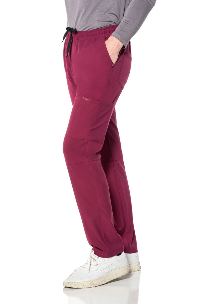 Comfy Master – Cosmo Vişne Erkek Tek Kargo Pantolon Medikal Üniforma - Comfy Master Outlet