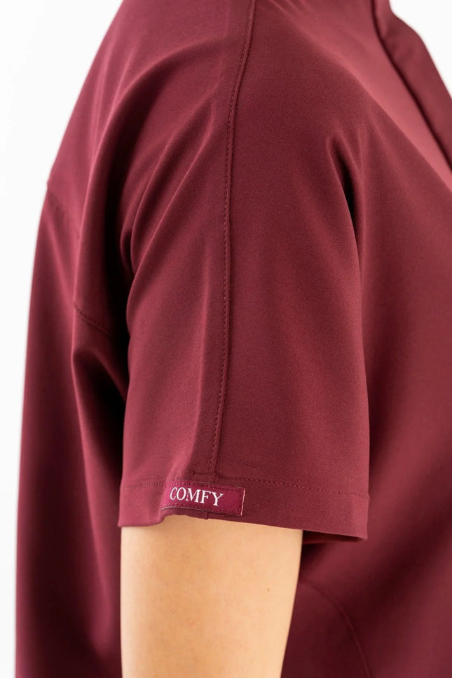 Asia Bordo Kadın Medikal Üniforma Tek Üst - Comfy Master