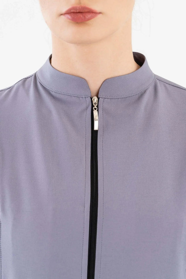 Audrey Kadın Regular Fit Tek Ceket Gri - Comfy Master