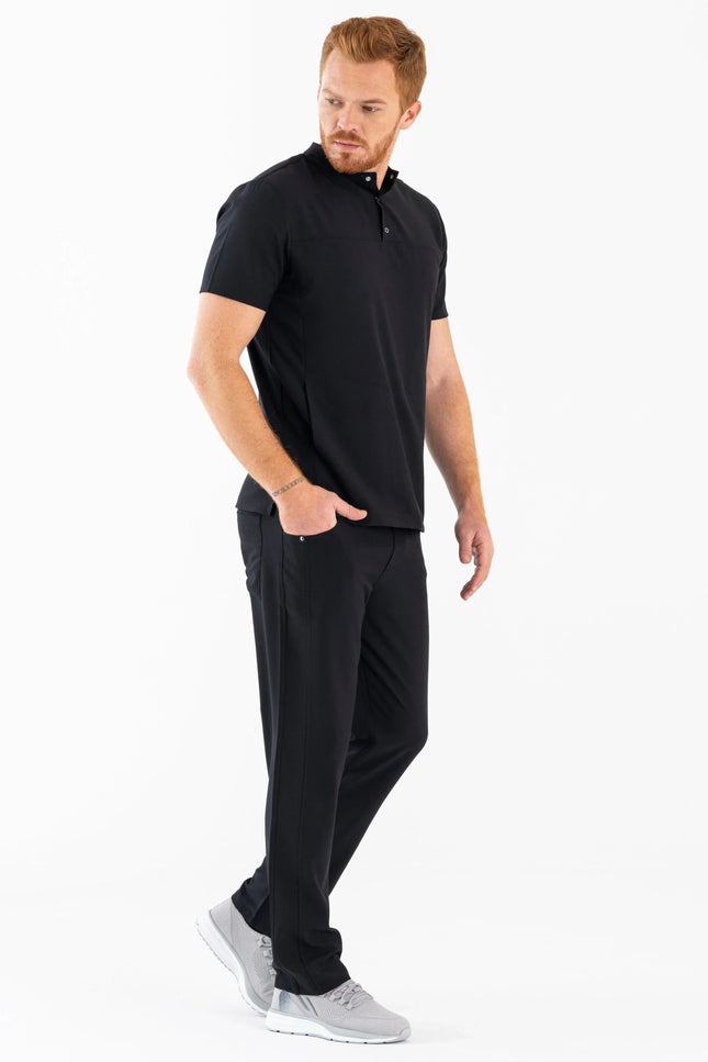 Comfy Master – Robin Siyah Erkek Medikal Üniforma Tek Alt - Comfy Master Outlet