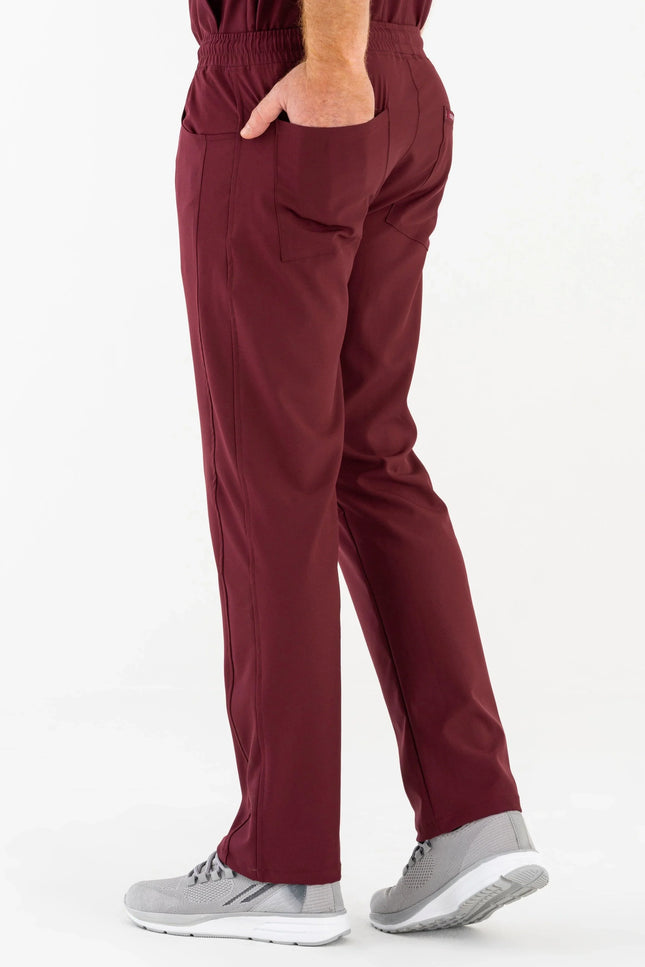 Comfy Master – Robin Bordo Erkek Medikal Üniforma Tek Alt - Comfy Master Outlet
