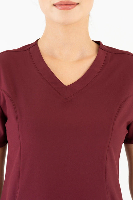 Comfy Master – Lui Bordo Kadın Damla Yaka Medikal Üniforma Tek Üst - Comfy Master Outlet