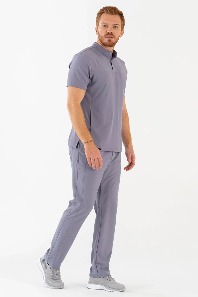 Comfy Master – Robin Gri Erkek Medikal Üniforma Tek Alt - Comfy Master Outlet