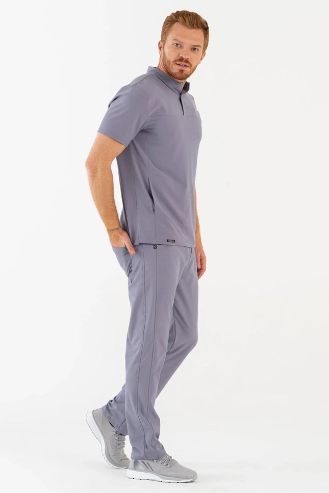 Comfy Master – Robin Gri Erkek Medikal Üniforma Tek Alt - Comfy Master Outlet