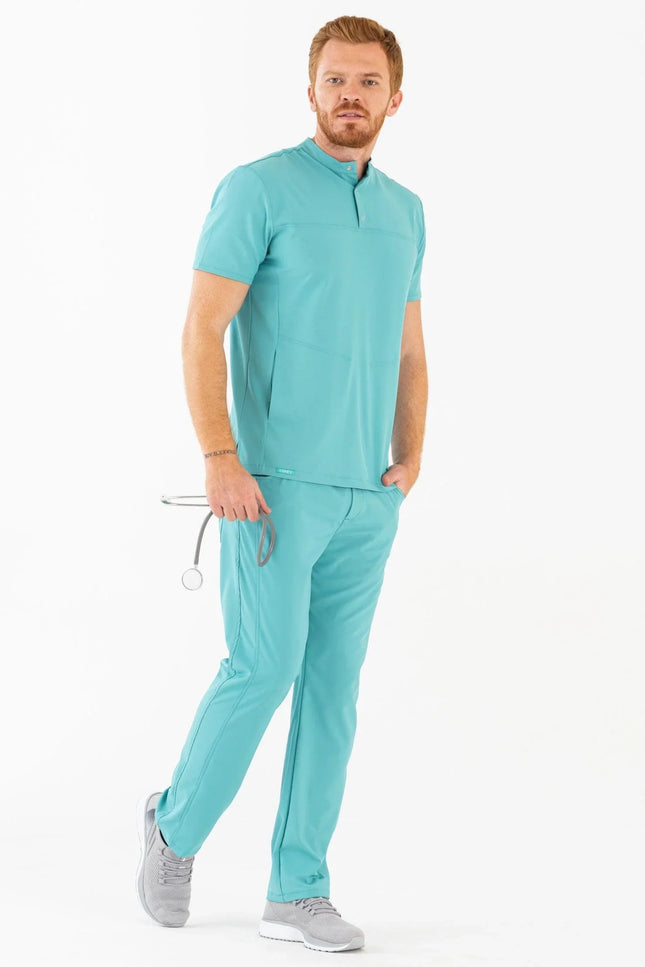 Comfy Master – Robin Turkuaz Erkek Medikal Üniforma Tek Alt - Comfy Master Outlet