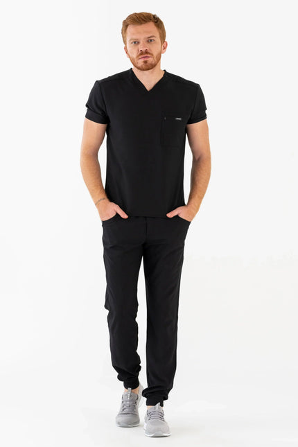 Comfy Master - Jedi Siyah Erkek Jogger Medikal Üniforma Tek Alt - Comfy Master 2025