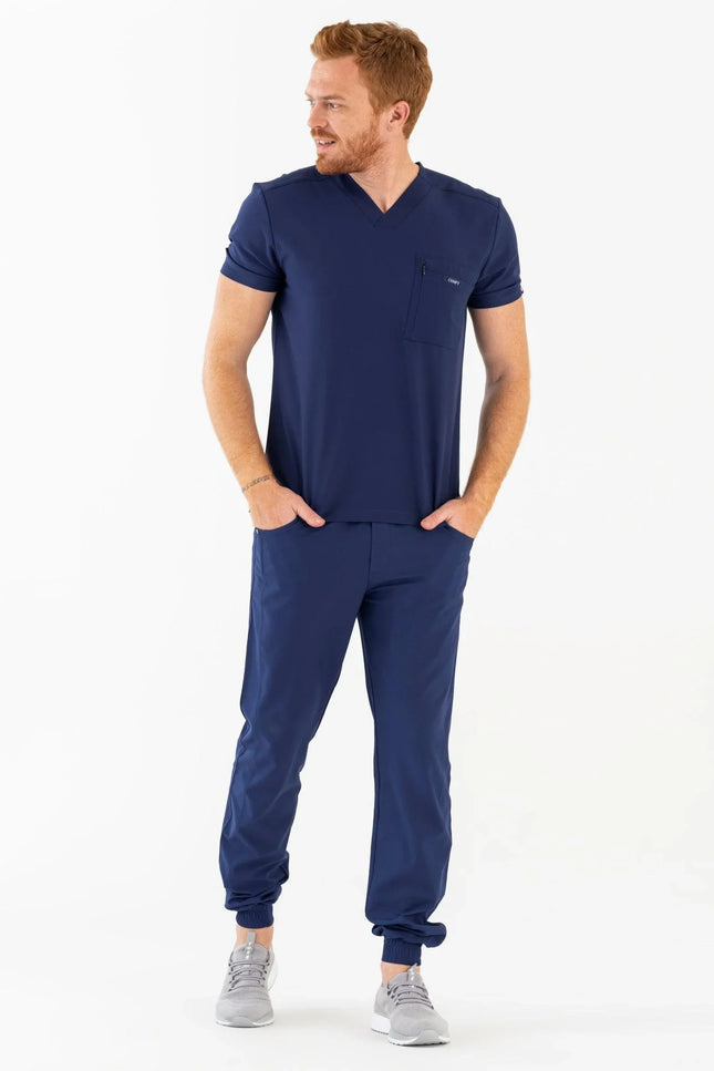 Comfy Master - Jedi Lacivert Erkek Jogger Medikal Üniforma Tek Alt - Comfy Master Outlet