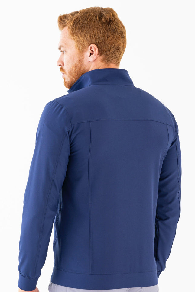 Matthew Lacivert Erkek Medikal Fermuarlı Ceket - Comfy Master Outlet