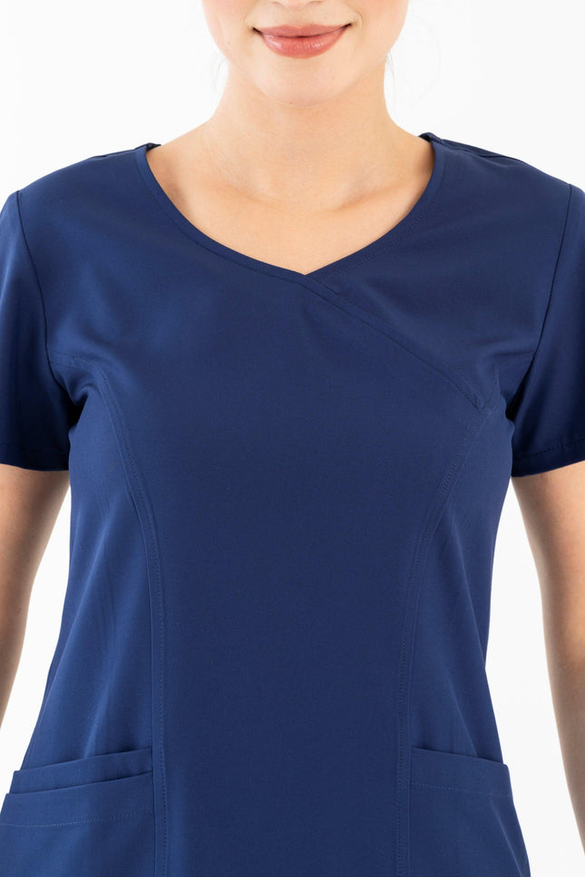 Comfy Master – Aurora Lacivert Kadın Medikal Üniforma Tek Üst - Comfy Master Outlet