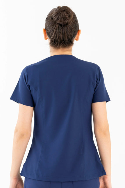 Comfy Master – Aurora Lacivert Kadın Medikal Üniforma Tek Üst - Comfy Master Outlet