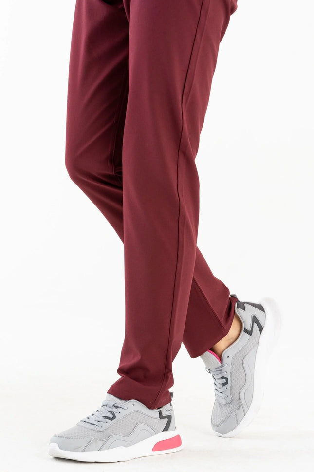 Comfy Master - İlay Bordo Kadın Medikal Üniforma Tek Alt - Comfy Master Outlet