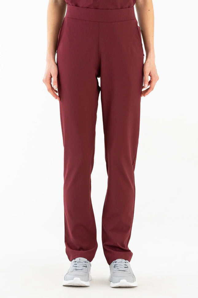 Comfy Master - İlay Bordo Kadın Medikal Üniforma Tek Alt - Comfy Master Outlet