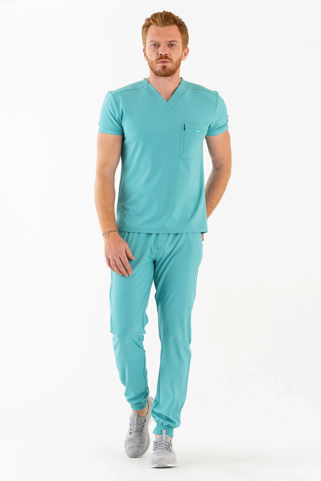 Comfy Master - Jedi Turkuaz Erkek Jogger Medikal Üniforma Tek Alt - Comfy Master Outlet