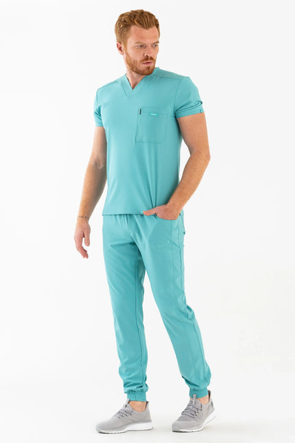Comfy Master - Jedi Turkuaz Erkek Jogger Medikal Üniforma Tek Alt - Comfy Master Outlet