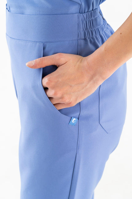 Comfy Master - İlay Açık Mavi Kadın Medikal Üniforma Tek Alt - Comfy Master Outlet