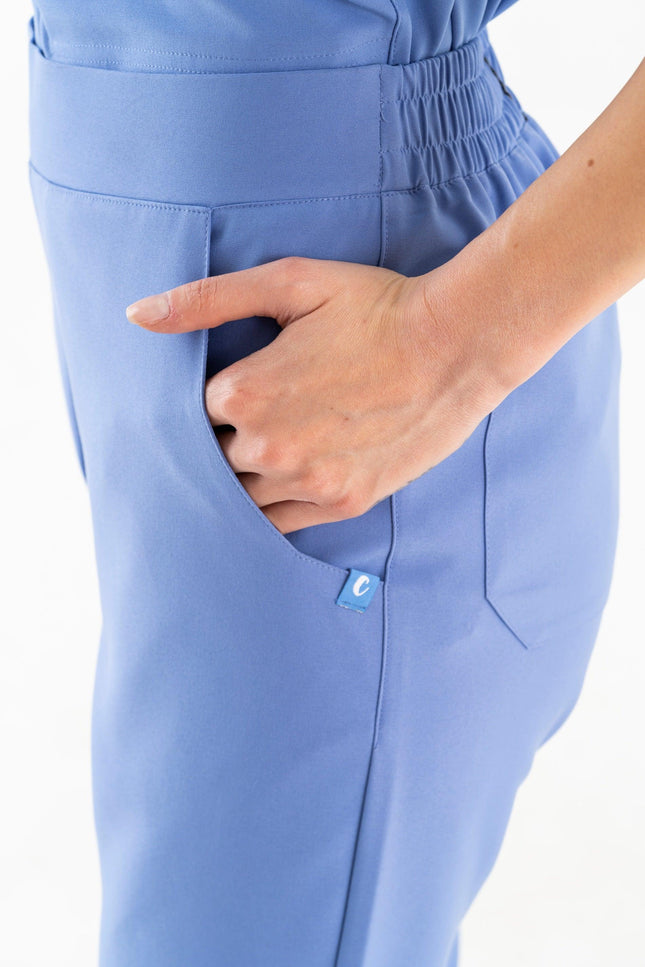 Comfy Master - İlay Açık Mavi Kadın Medikal Üniforma Tek Alt - Comfy Master Outlet