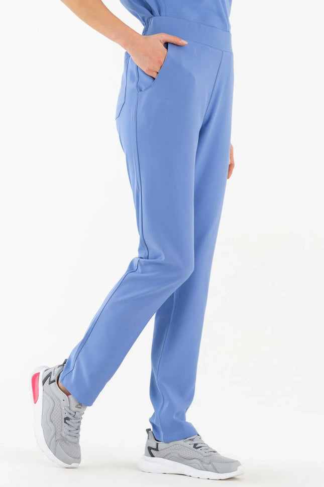 Comfy Master - İlay Açık Mavi Kadın Medikal Üniforma Tek Alt - Comfy Master Outlet