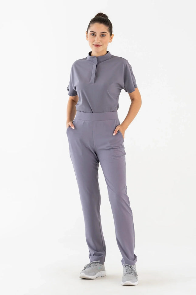 Comfy Master - İlay Gri Kadın Medikal Üniforma Tek Alt - Comfy Master Outlet