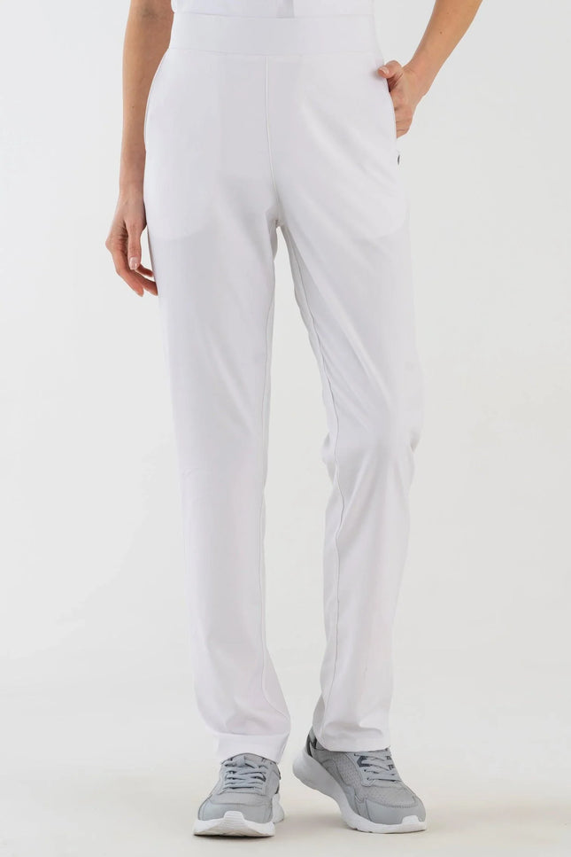 Comfy Master - İlay Beyaz Kadın Medikal Üniforma Tek Alt - Comfy Master Outlet
