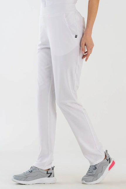 Comfy Master - İlay Beyaz Kadın Medikal Üniforma Tek Alt - Comfy Master Outlet