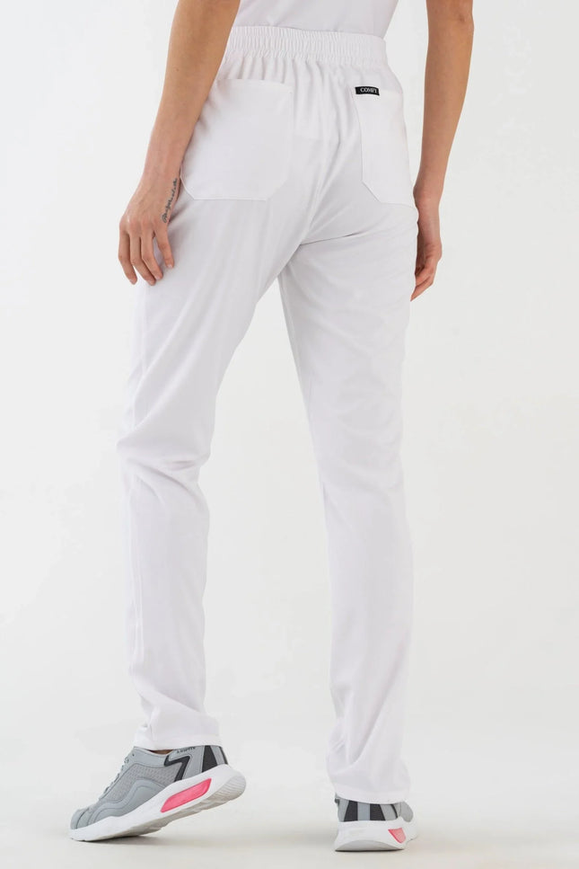 Comfy Master - İlay Beyaz Kadın Medikal Üniforma Tek Alt - Comfy Master Outlet