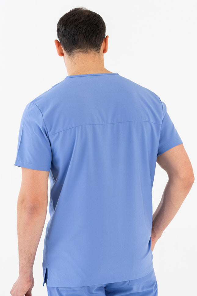 Comfy Master - Astra Erkek Açık Mavi Erkek Medikal Üniforma Tek Üst - Comfy Master Outlet