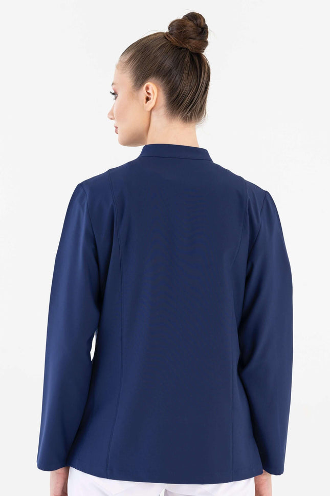 COMFY MASTER AUDREY KADIN MEDİKAL FERMUARLI CEKET - LACİVERT - Comfy Master Outlet