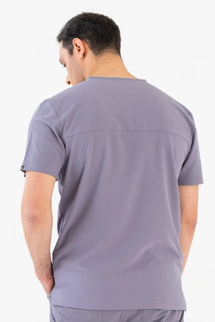 Comfy Master - Astra Erkek Gri Erkek Medikal Üniforma Tek Üst - Comfy Master Outlet