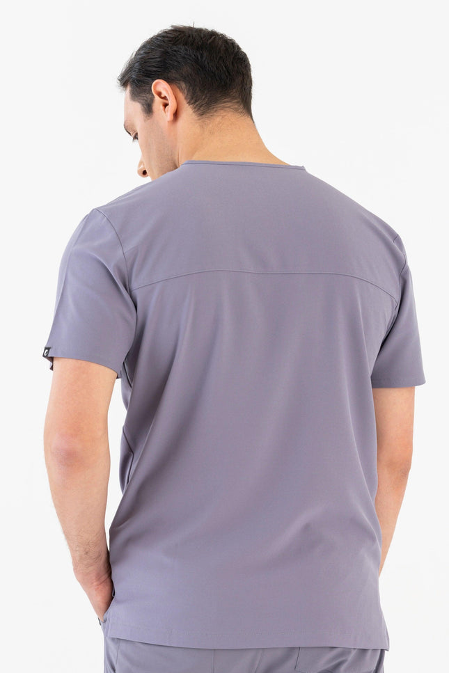 Comfy Master - Astra Erkek Gri Erkek Medikal Üniforma Tek Üst - Comfy Master Outlet