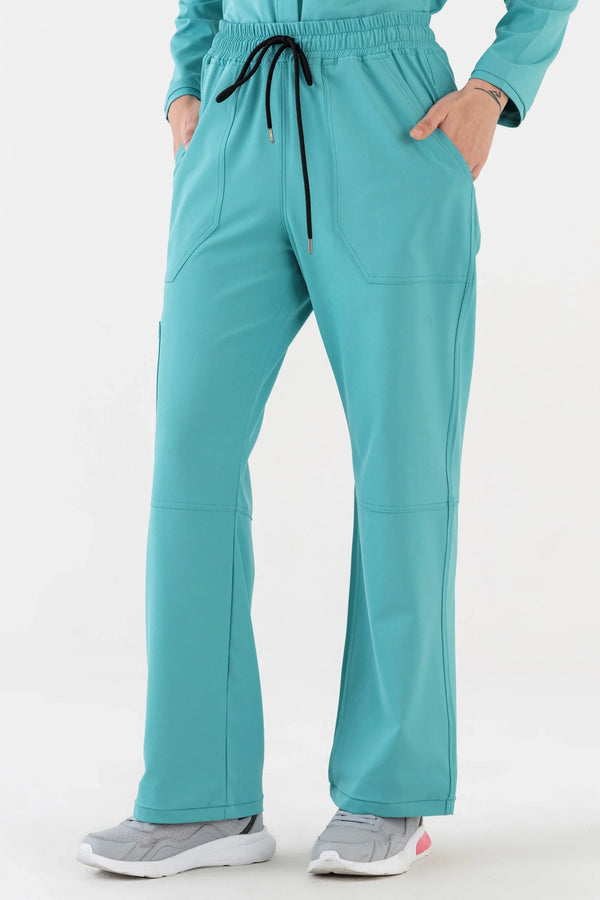 Comfy Master - Daisy Turkuaz Kadın Kargo Medikal Üniforma Tek Alt - Comfy Master 2025