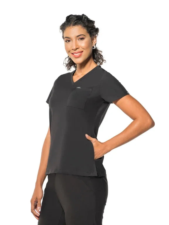 Euphoria Damla Yaka Kadın Tek Üst Siyah