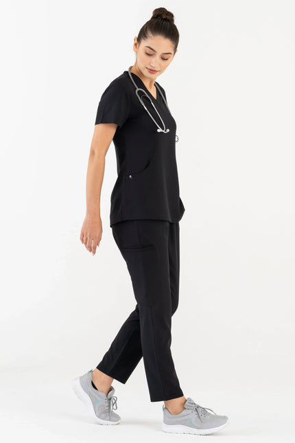 Comfy Master – Julietta Siyah Kadın Kargo Cep Tek Alt Pantolon