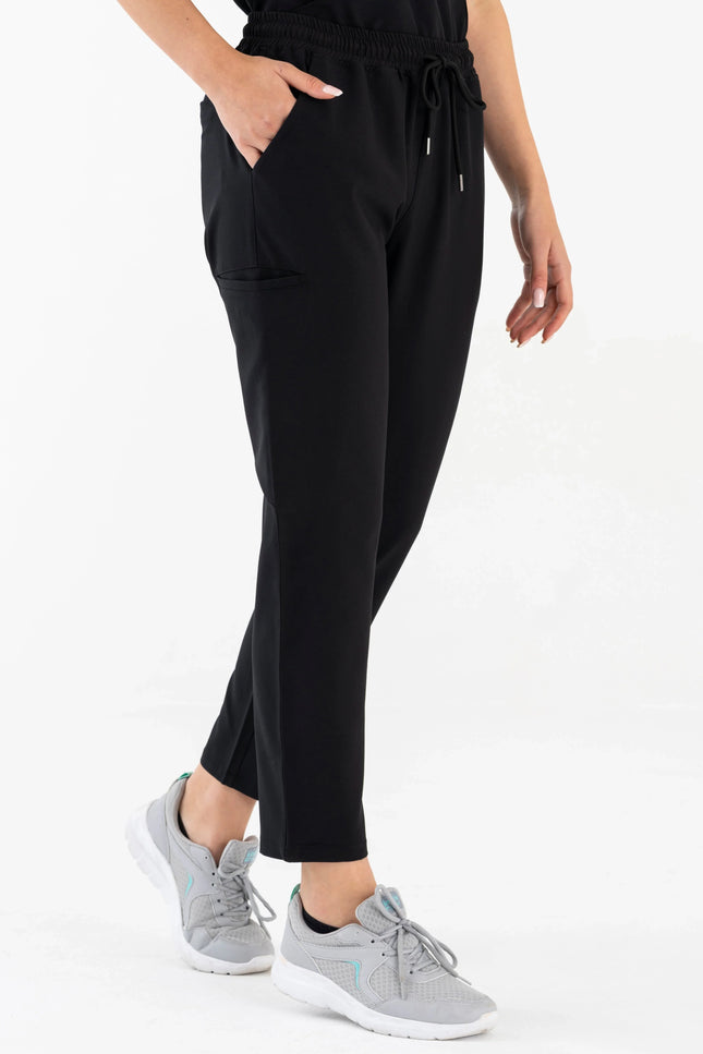 Comfy Master – Julietta Siyah Kadın Kargo Cep Tek Alt Pantolon