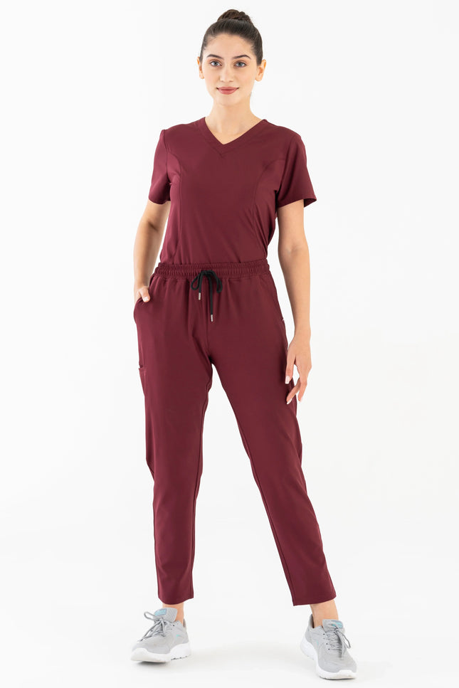 Comfy Master – Juliett Bordo Kadın Kargo Cep Tek Alt Pantolon
