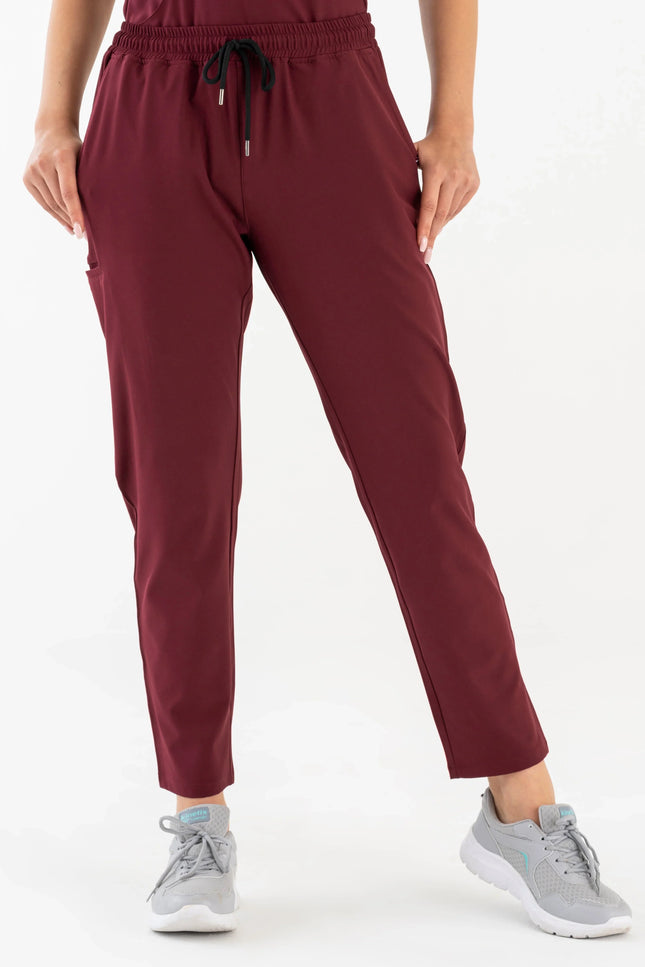 Comfy Master – Juliett Bordo Kadın Kargo Cep Tek Alt Pantolon