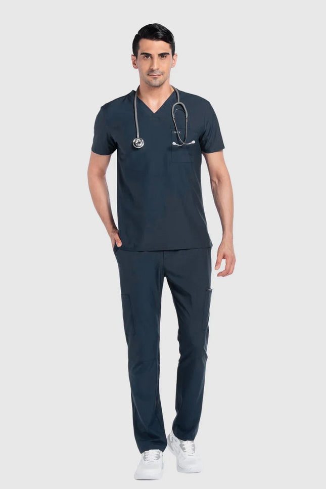 Cosmo Antrasit Erkek Tek Kargo Pantolon Medikal Üniforma - Comfy Master