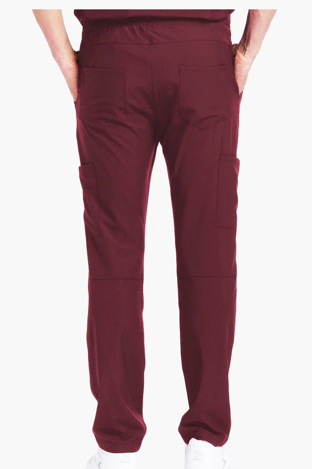 Cosmo Bordo Erkek Tek Kargo Pantolon Medikal Üniforma - Comfy Master