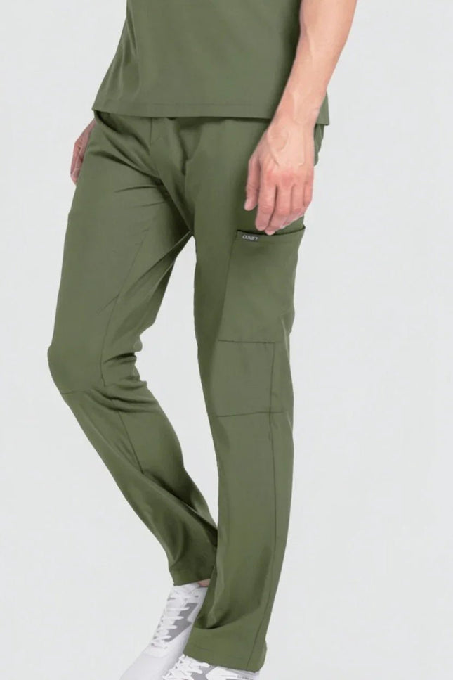 Cosmo Haki Erkek Tek Kargo Pantolon Medikal Üniforma - Comfy Master