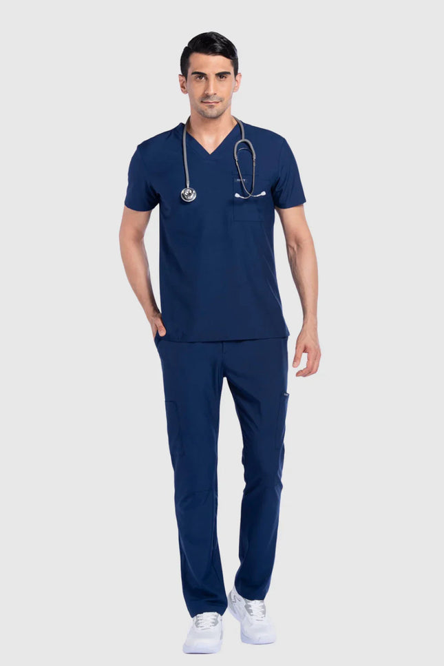 Cosmo Lacivert Erkek Tek Kargo Pantolon Medikal Üniforma - Comfy Master
