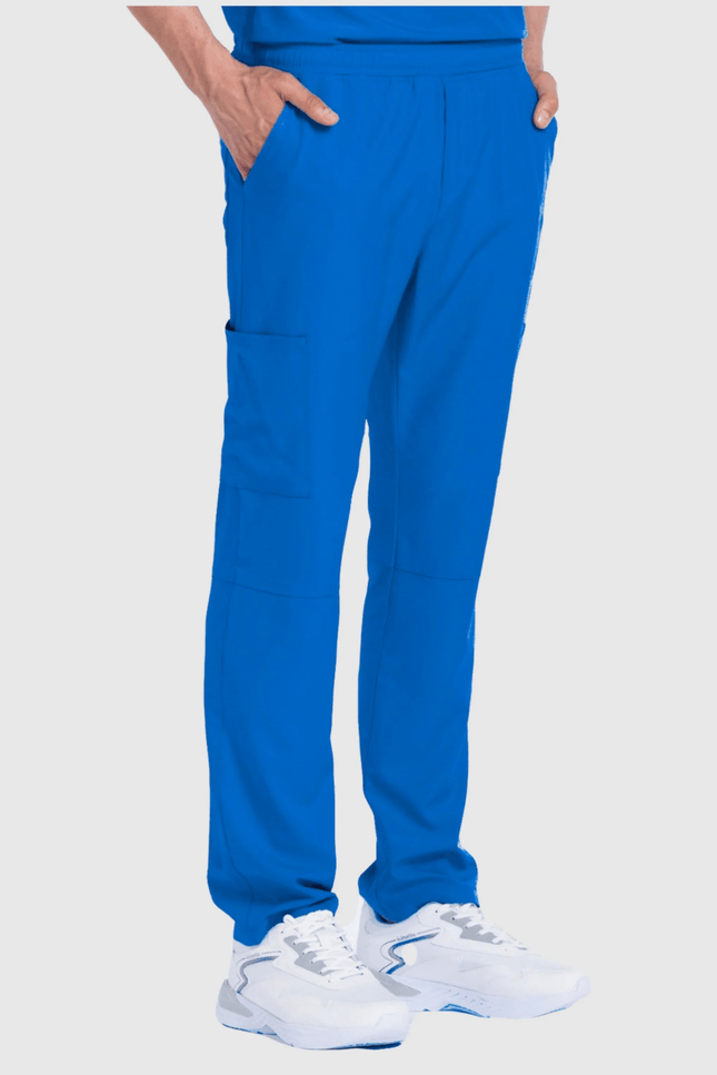 Cosmo Saks Mavi Erkek Tek Kargo Pantolon Medikal Üniforma - Comfy Master
