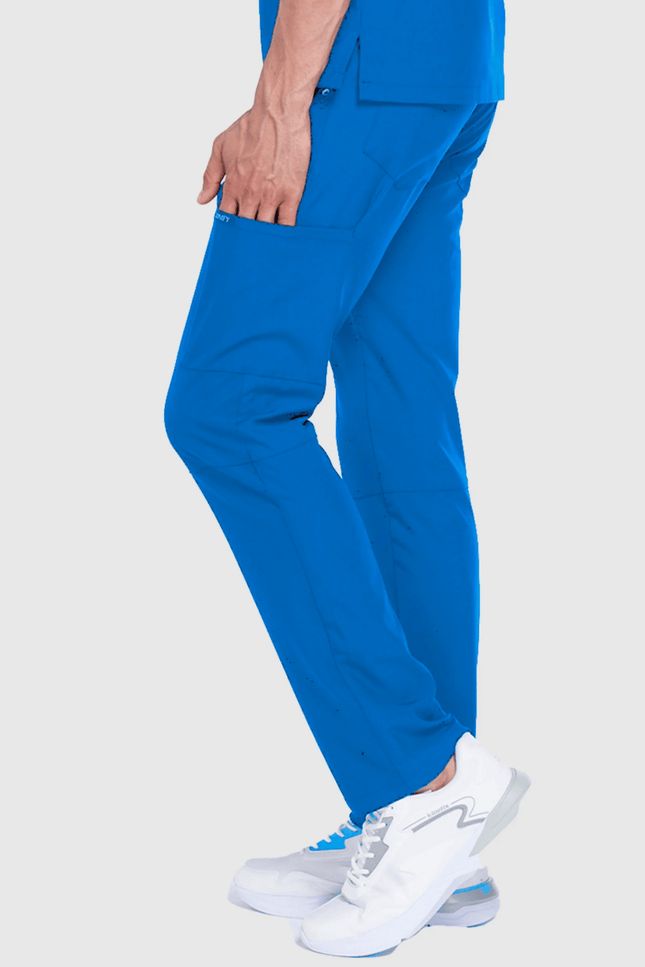 Cosmo Saks Mavi Erkek Tek Kargo Pantolon Medikal Üniforma - Comfy Master