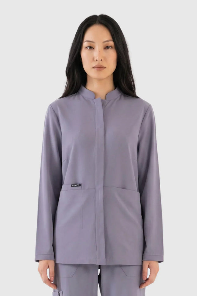Defne Kadın Uzun Kol Tek Üst Gri - Comfy Master