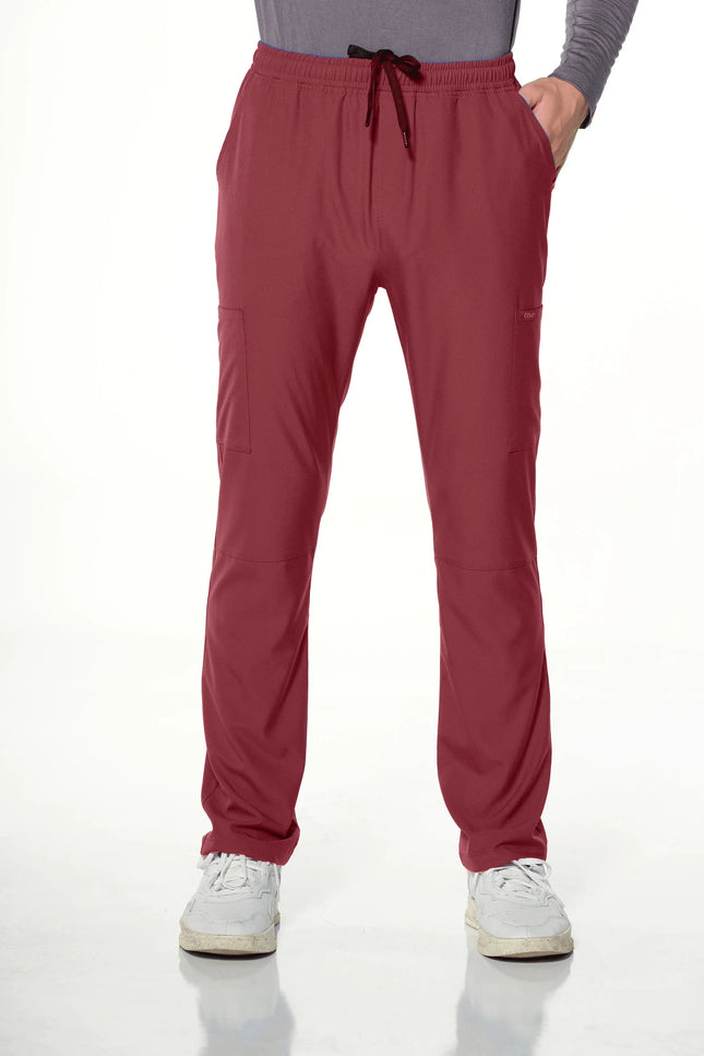 Comfy Master – Cosmo Bordo Erkek Tek Kargo Pantolon Medikal Üniforma - Comfy Master Outlet
