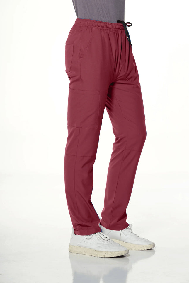 Comfy Master – Cosmo Bordo Erkek Tek Kargo Pantolon Medikal Üniforma - Comfy Master Outlet