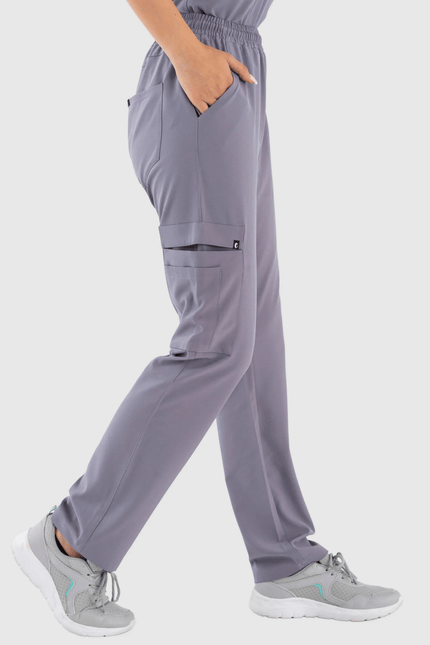 Harmony Gri Kadın Kargo Medikal Üniforma Tek Alt - Comfy Master