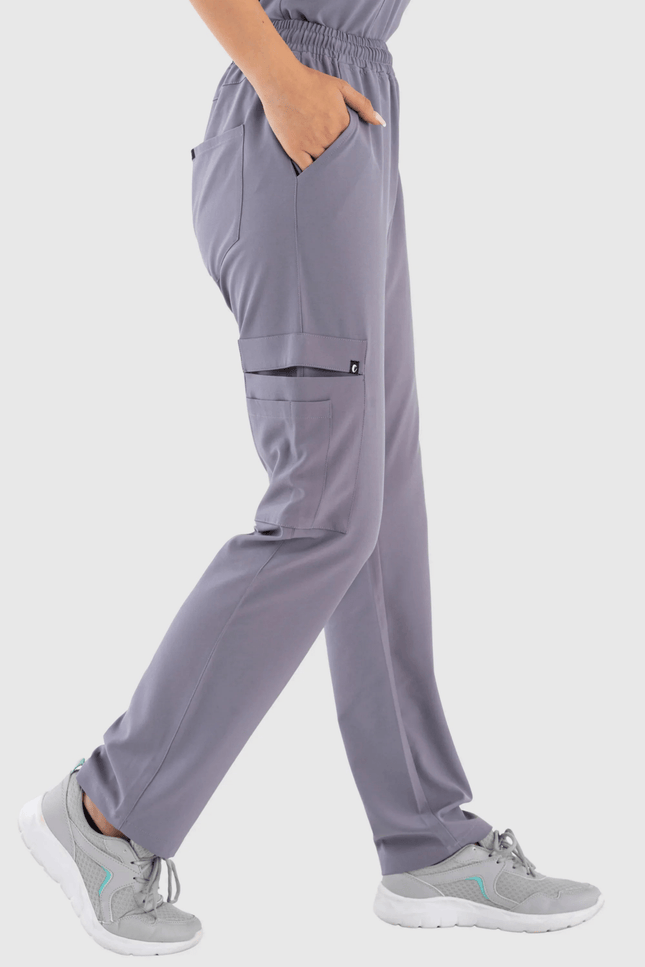 Harmony Gri Kadın Kargo Medikal Üniforma Tek Alt - Comfy Master