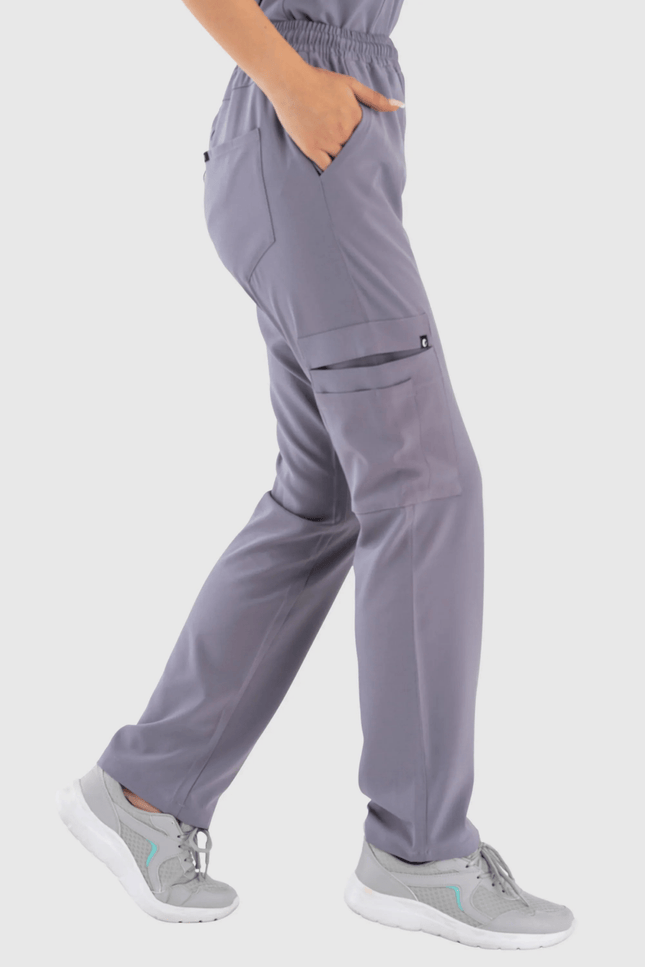 Harmony Gri Kadın Kargo Medikal Üniforma Tek Alt - Comfy Master