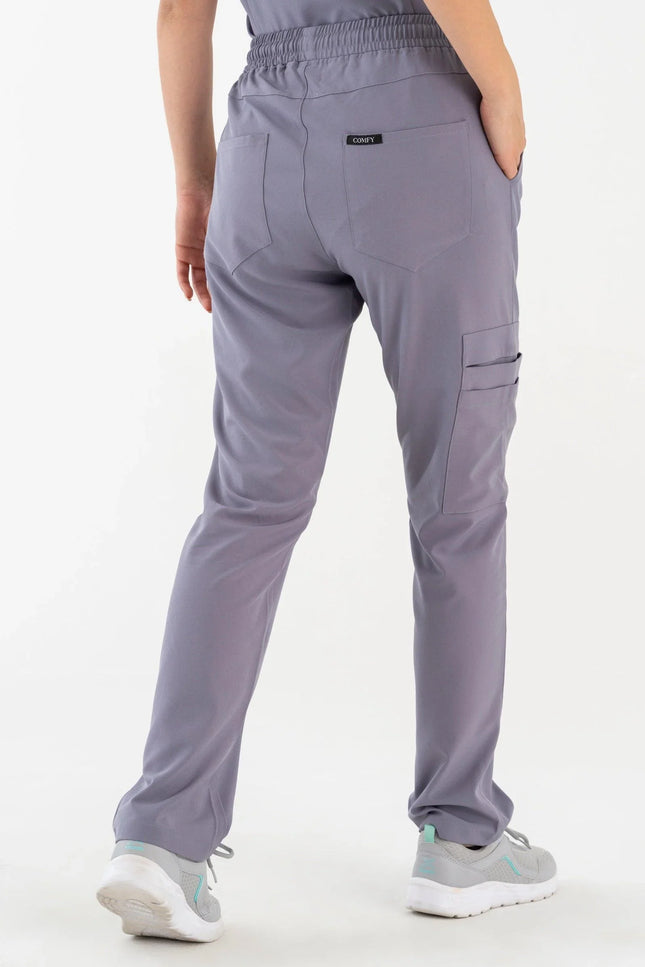 Comfy Master - Harmony Gri Kadın Kargo Medikal Üniforma Tek Alt - Comfy Master Outlet